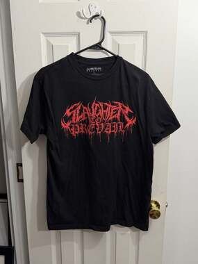 Slaughter To Prevail Bloodshed On Earth T-Shirt Black Size L